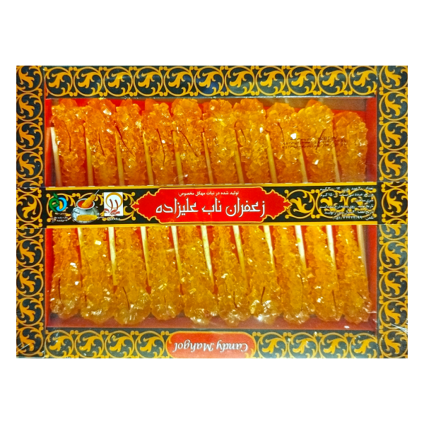 نبات کریستالی زعفرانی علیزاده