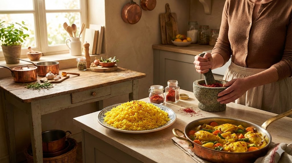 کاربرد زعفران در آشپزخانه